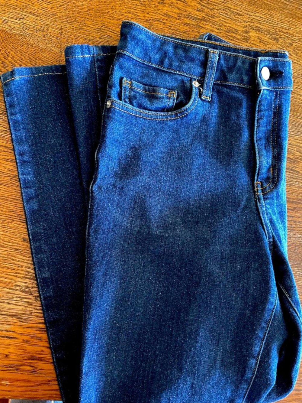 Muji slim-leg jeans 27 waist